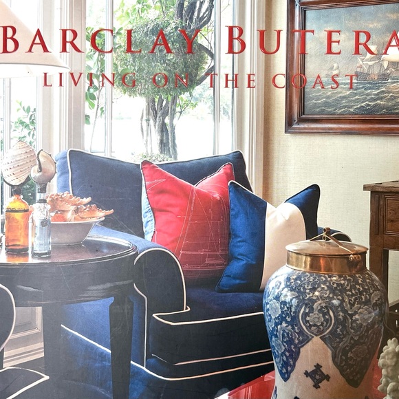 BARCLAY BUTERA Book LIVING ON THE COAST 1st Edition Decorating Coffee Table EUC! - Picture 3 of 9